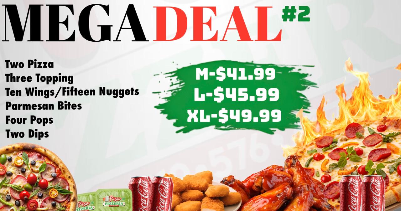 Triplet pizza deal